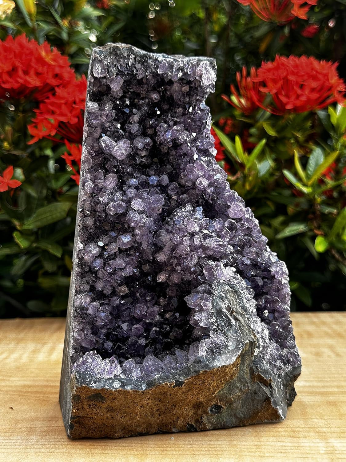 Amethyst Cluster, Amethyst Geode From Uruguay Cut Base, Pick a Size