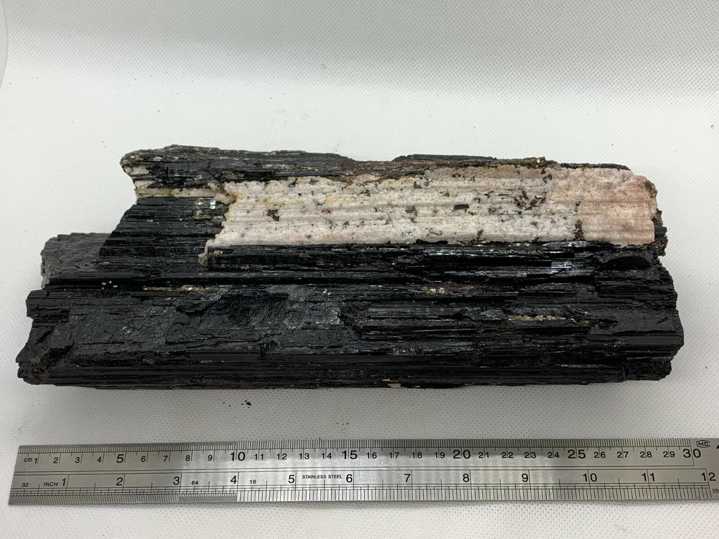 Extra Large Black Tourmaline Chunk / Rod / Log, Natural Rough Black Tourmaline