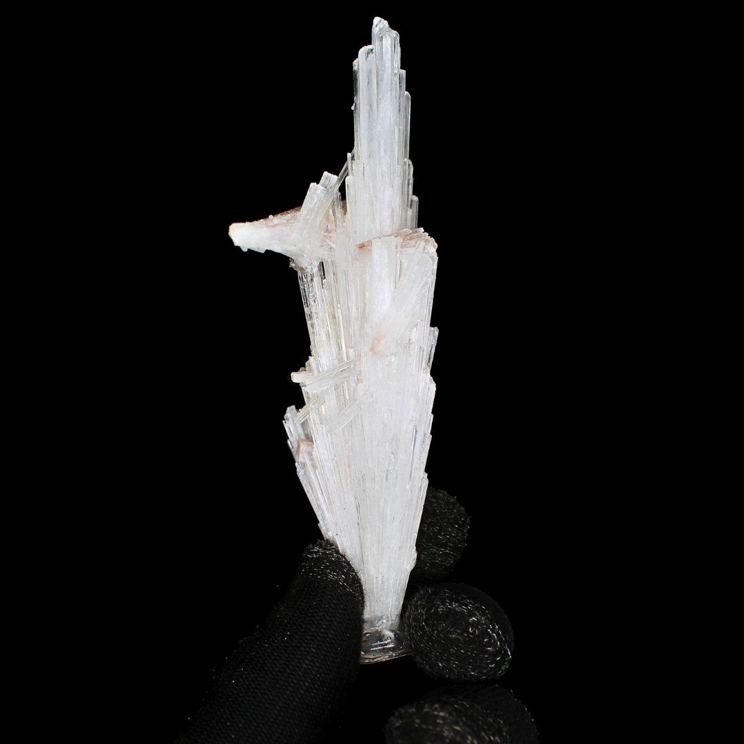 Natural Scolecite Healing Crystal 66g 12x7 cm Calming Stone for Meditation
