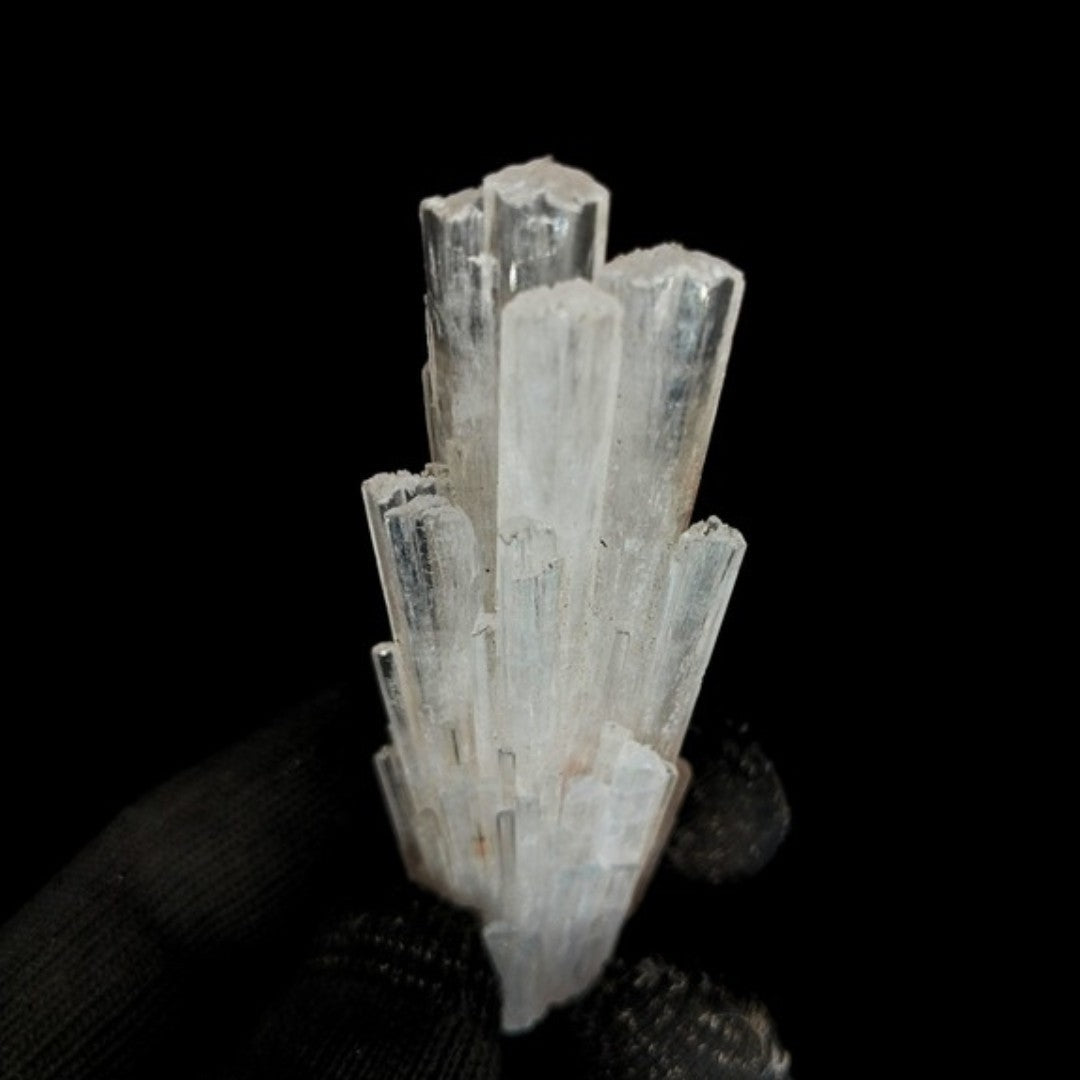 Natural Scolecite Cluster 30g White Zeolite Crystal Mineral from India