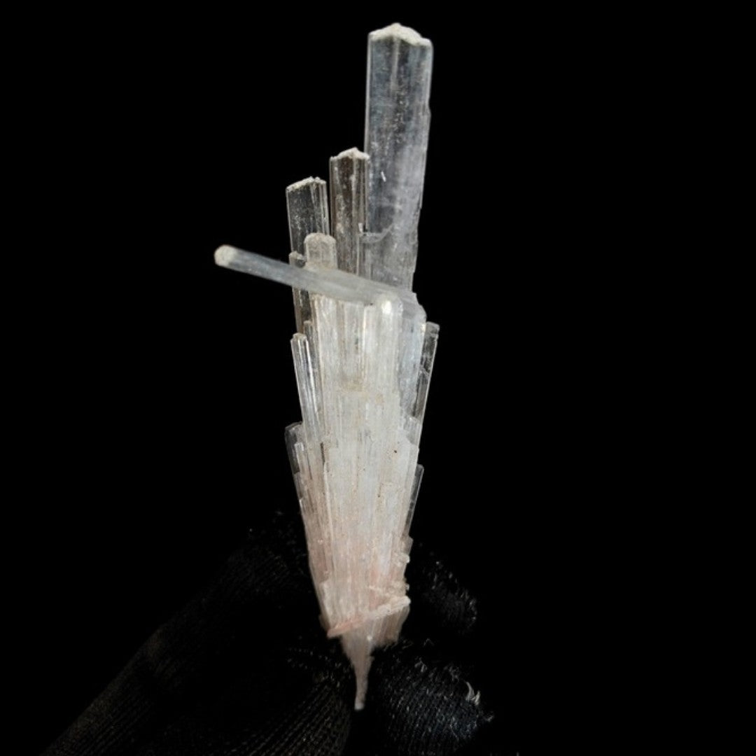 Rare 18g Scolecite Cluster Mineral Specimen India Zeolite Crystal Spray