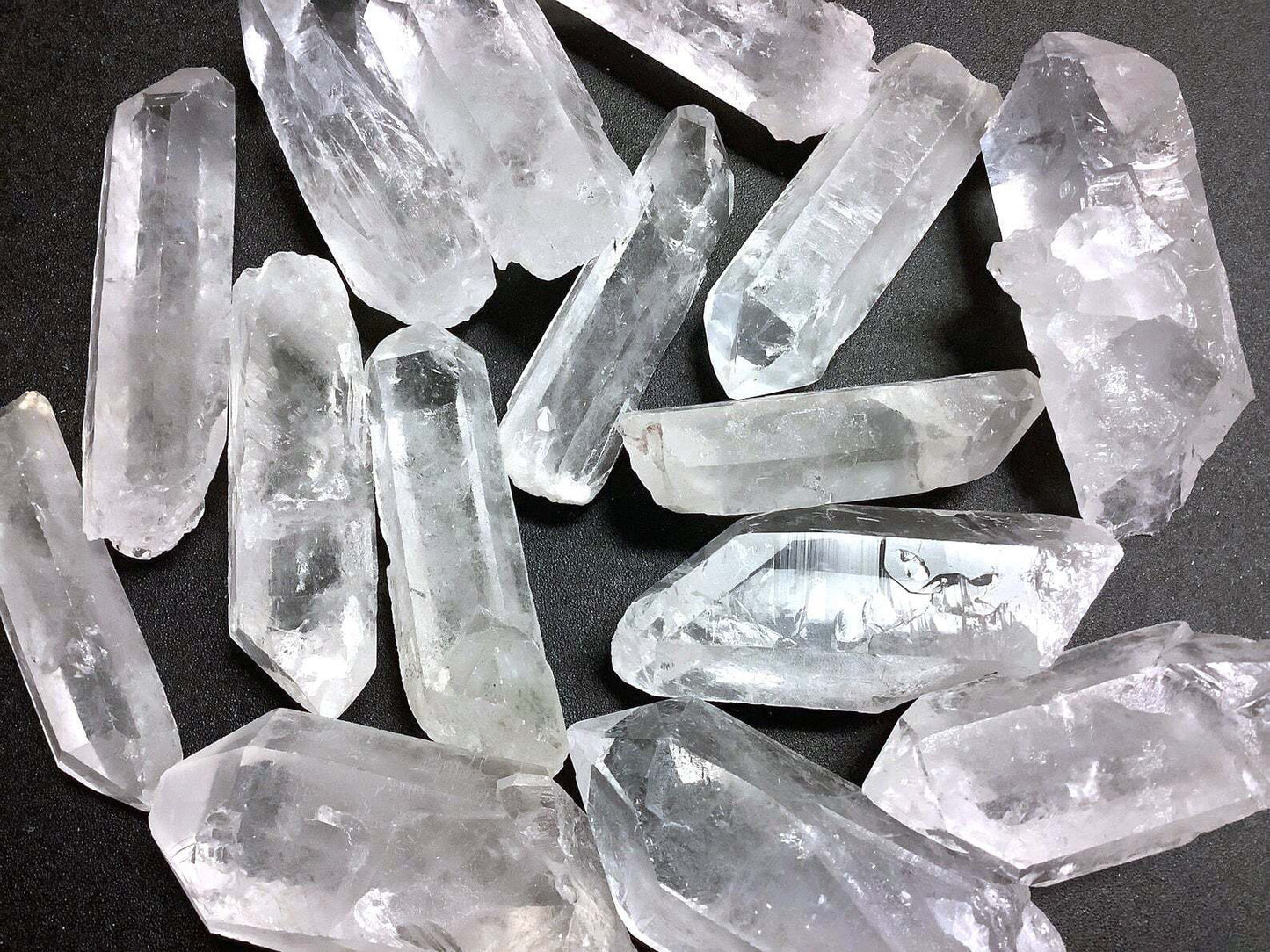 Clear Quartz Crystal Points (5 Kilos)(11 Lbs) Wholesale Bulk Lot Natural Brazil