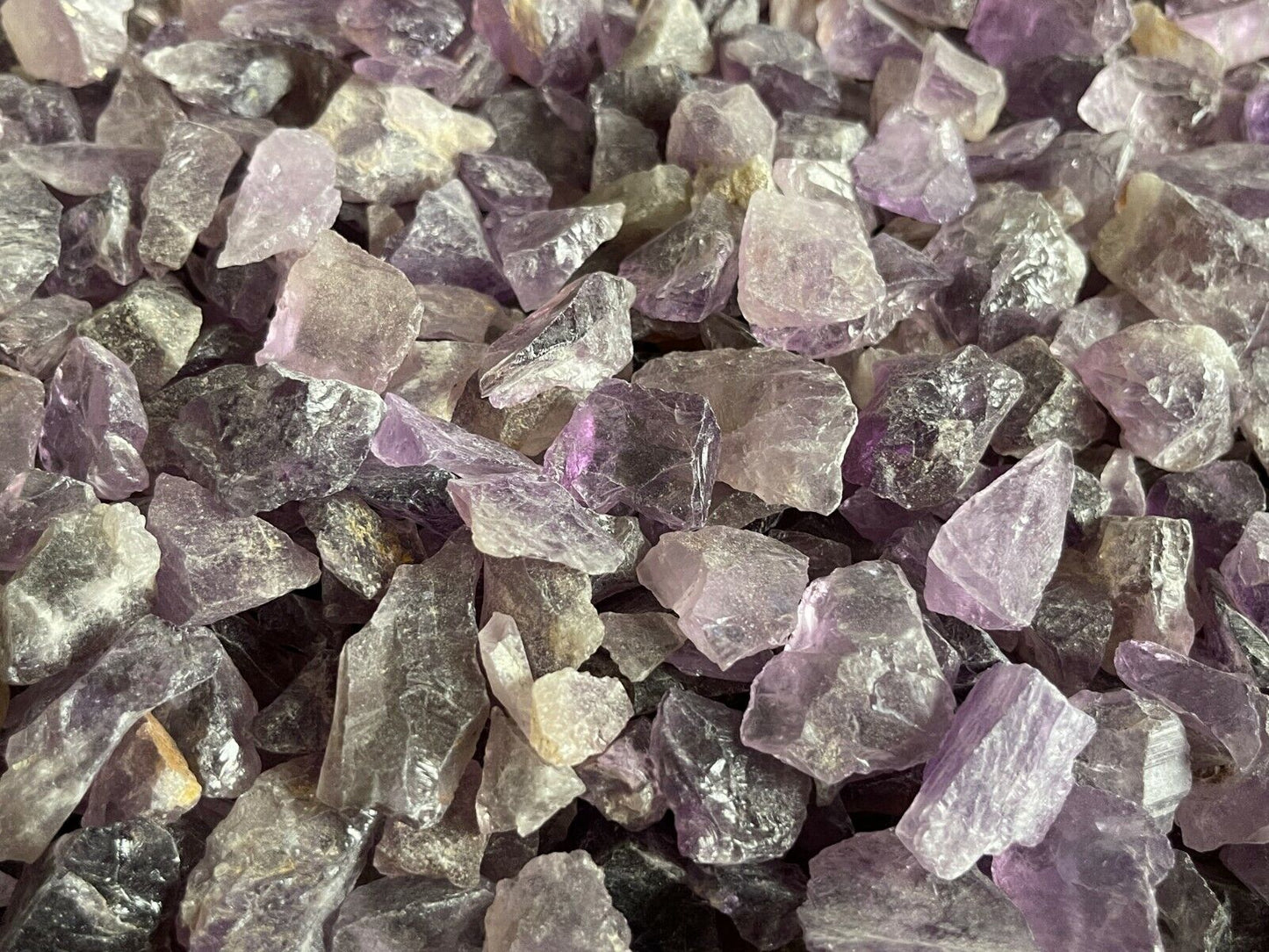 Grade A++ Small Raw Amethyst, 0.5-1" Natural Amethys Chip, Wholesale Bulk Lot