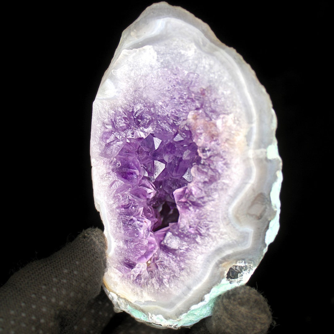 Natural Amethyst Cluster Stone 312g 11x7 cm Deep Purple Healing Crystal