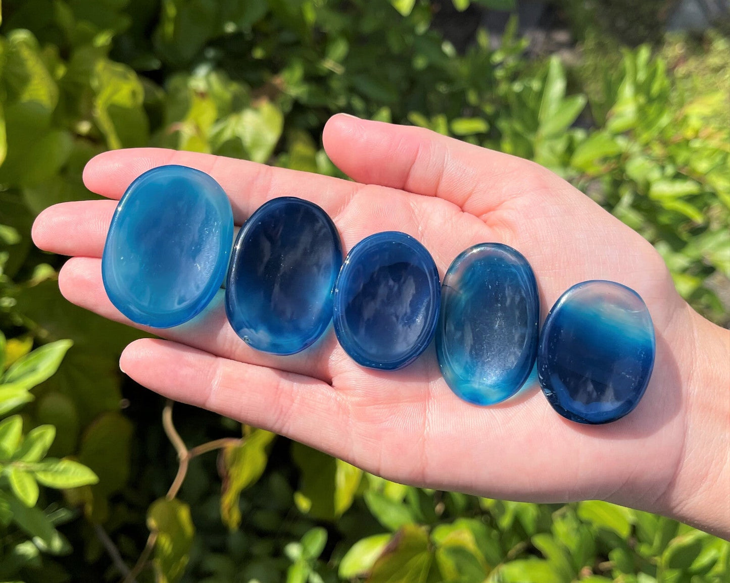 Natural Crystal Worry Stone: Choose Gemstone (Crystal Healing Pocket Stone)