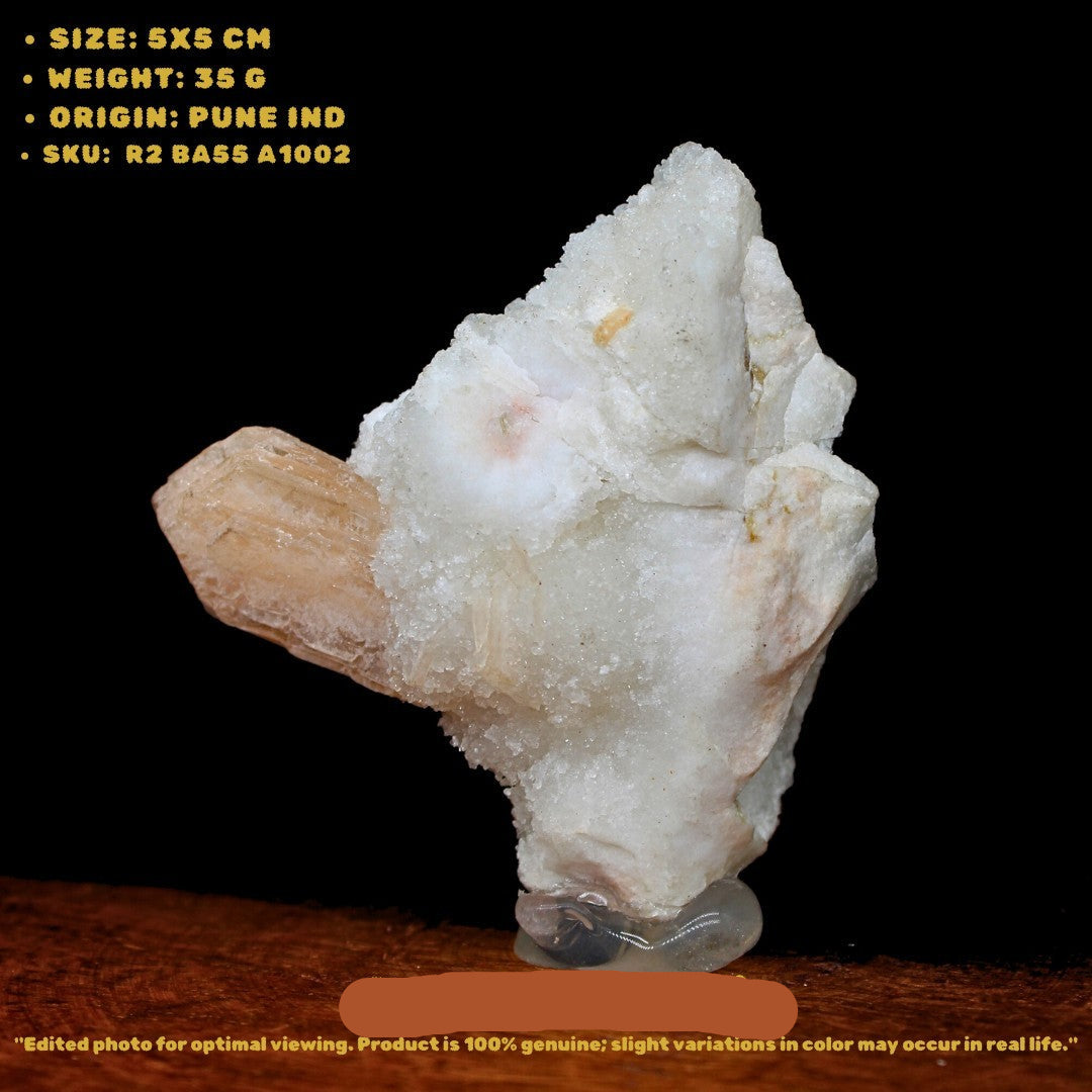 Natural Stilbite Crystal 35g 5x5cm Mineral Specimen Healing Stone from India