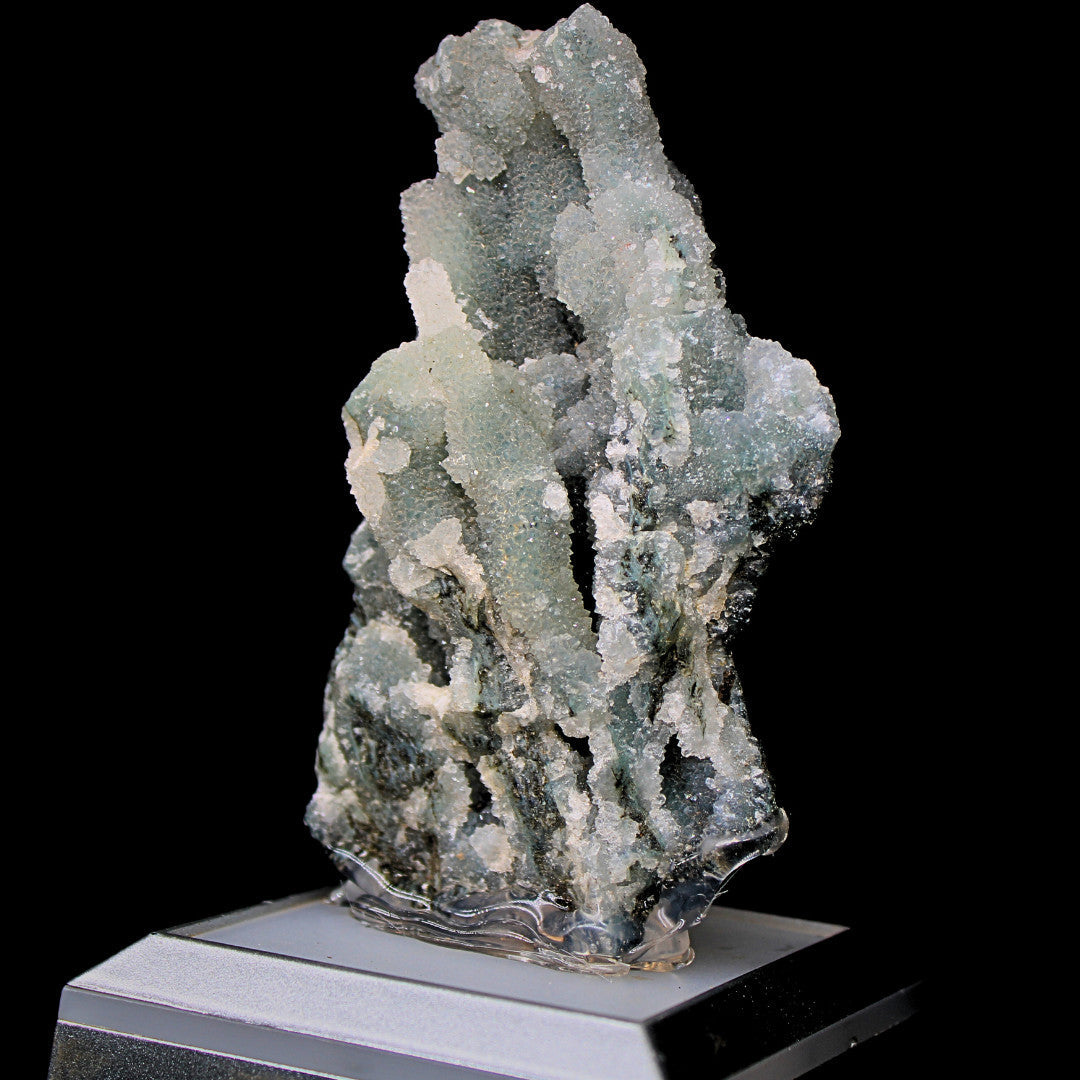 Rare Coral Chalcedony Cluster 66g Natural Mineral Specimen India