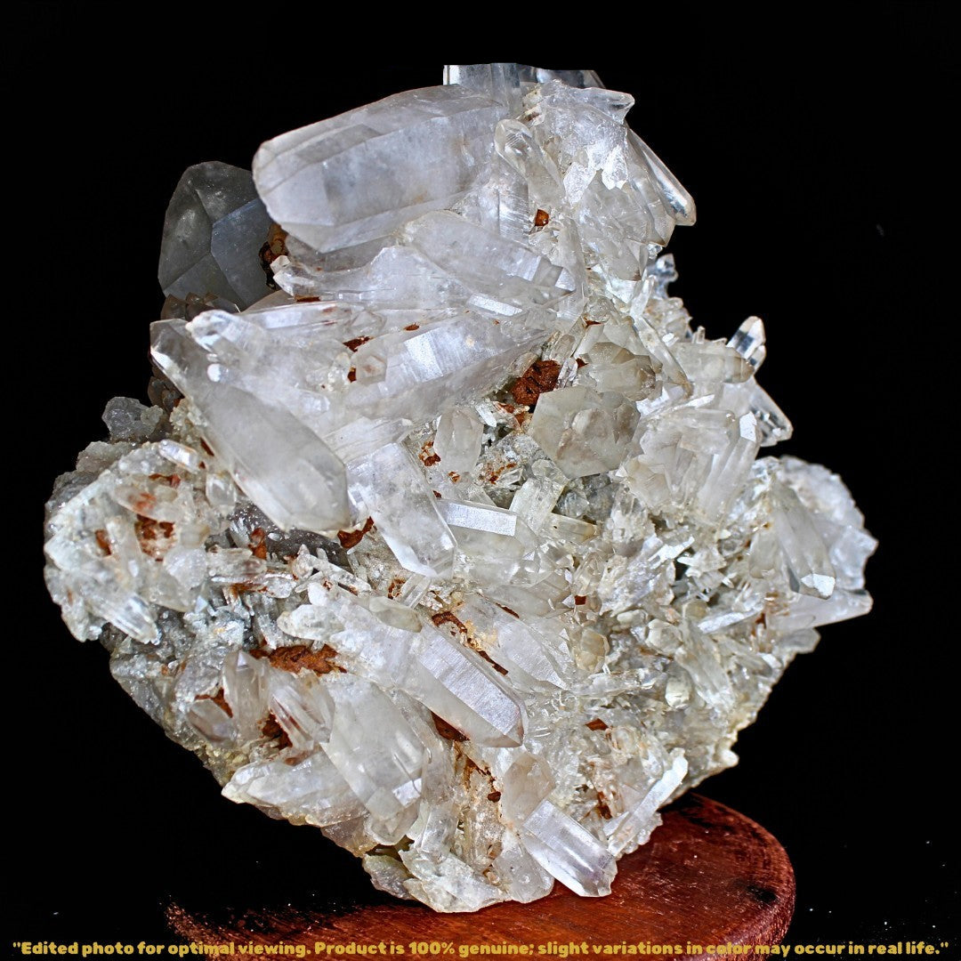 Himalayan Clear Quartz Cluster 4.2 lbs Chakra Healing Crystal from India