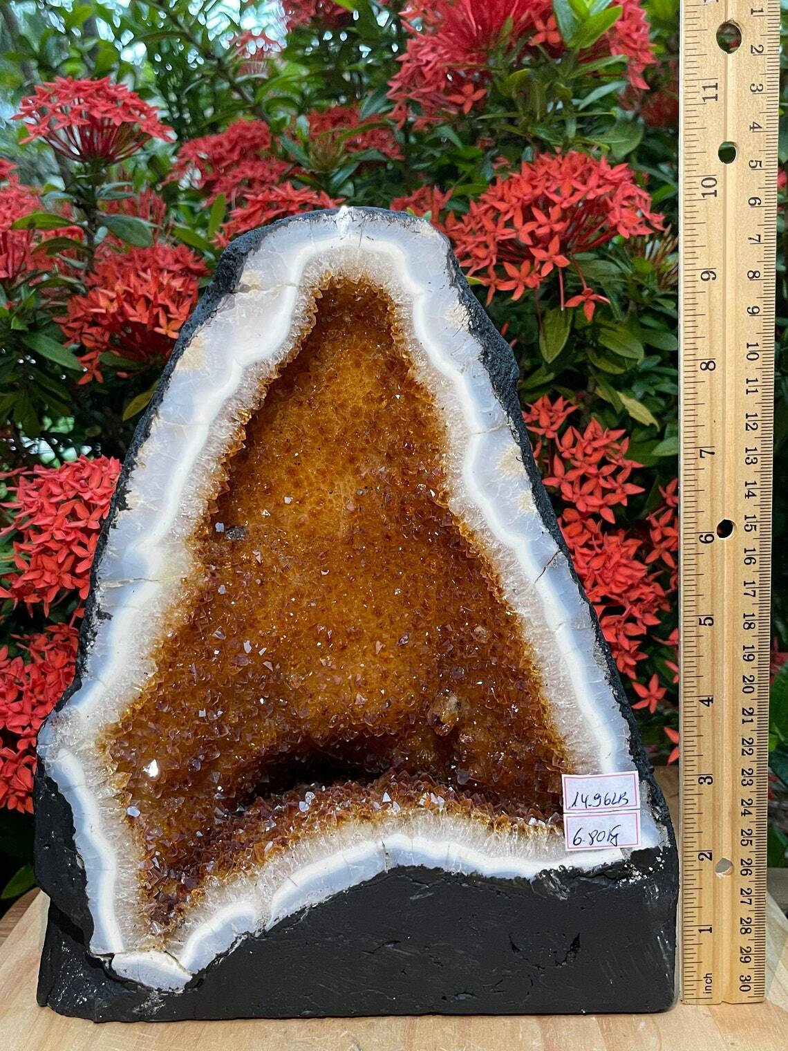 X-Large Citrine Cathedral, Citrine Geode, Honey Citrine Cluster, Pick a Weight
