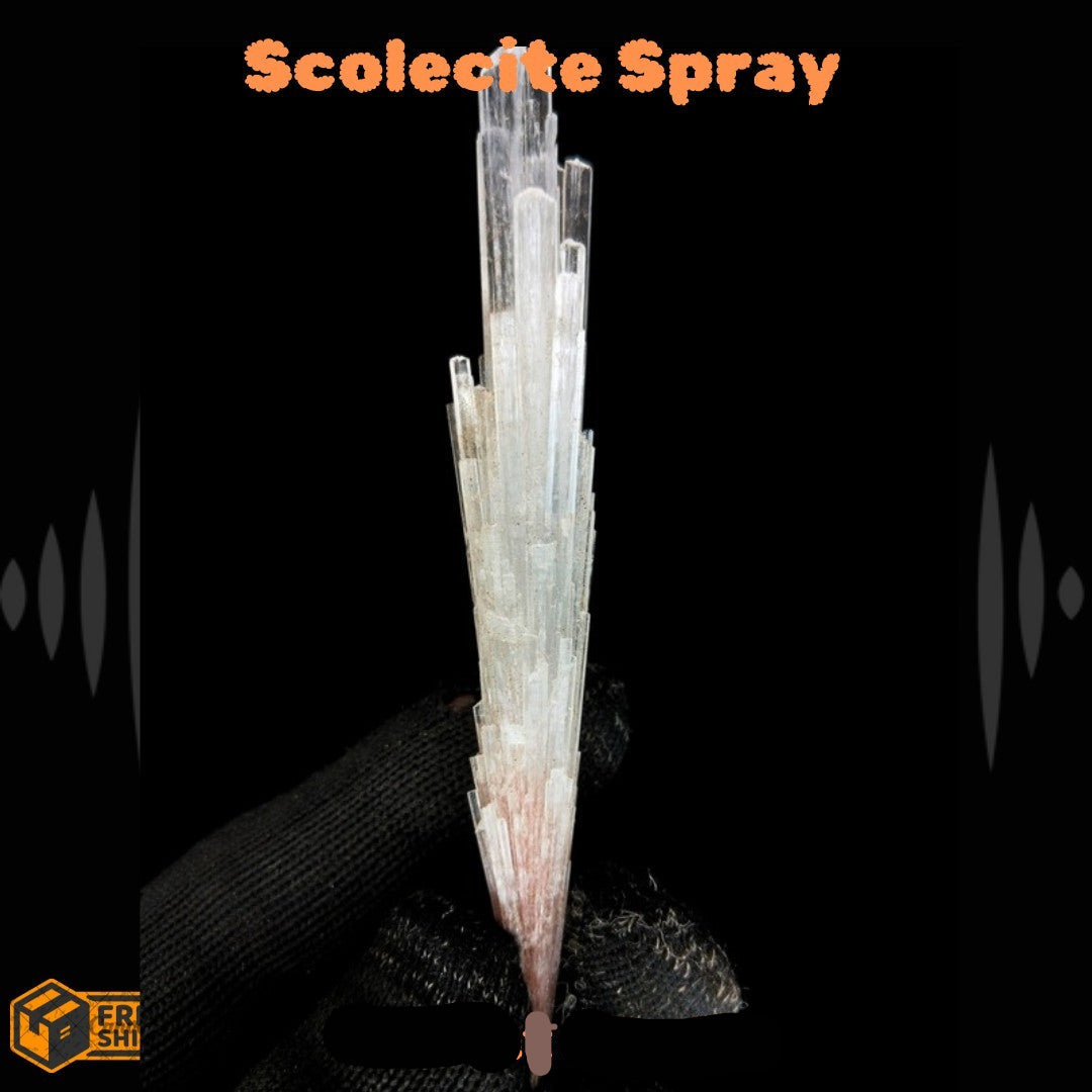 Scolecite Geode 110g Healing Crystal for Peace, Sleep & Meditation Reiki