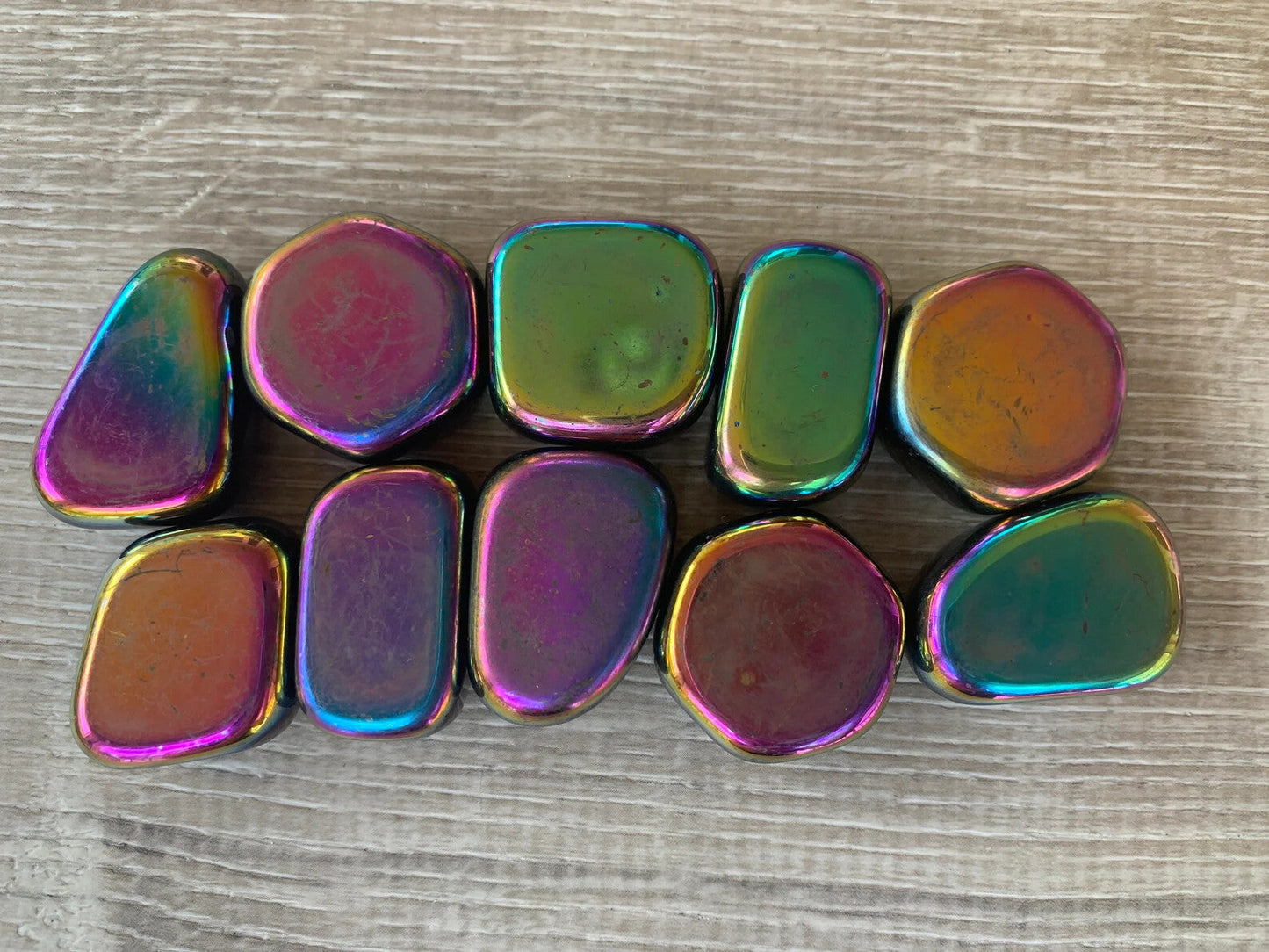 1/2 Lb Lot Tumbled Stones, 0.75-1.25" Crystal Healing Stones, Choose Stone Type