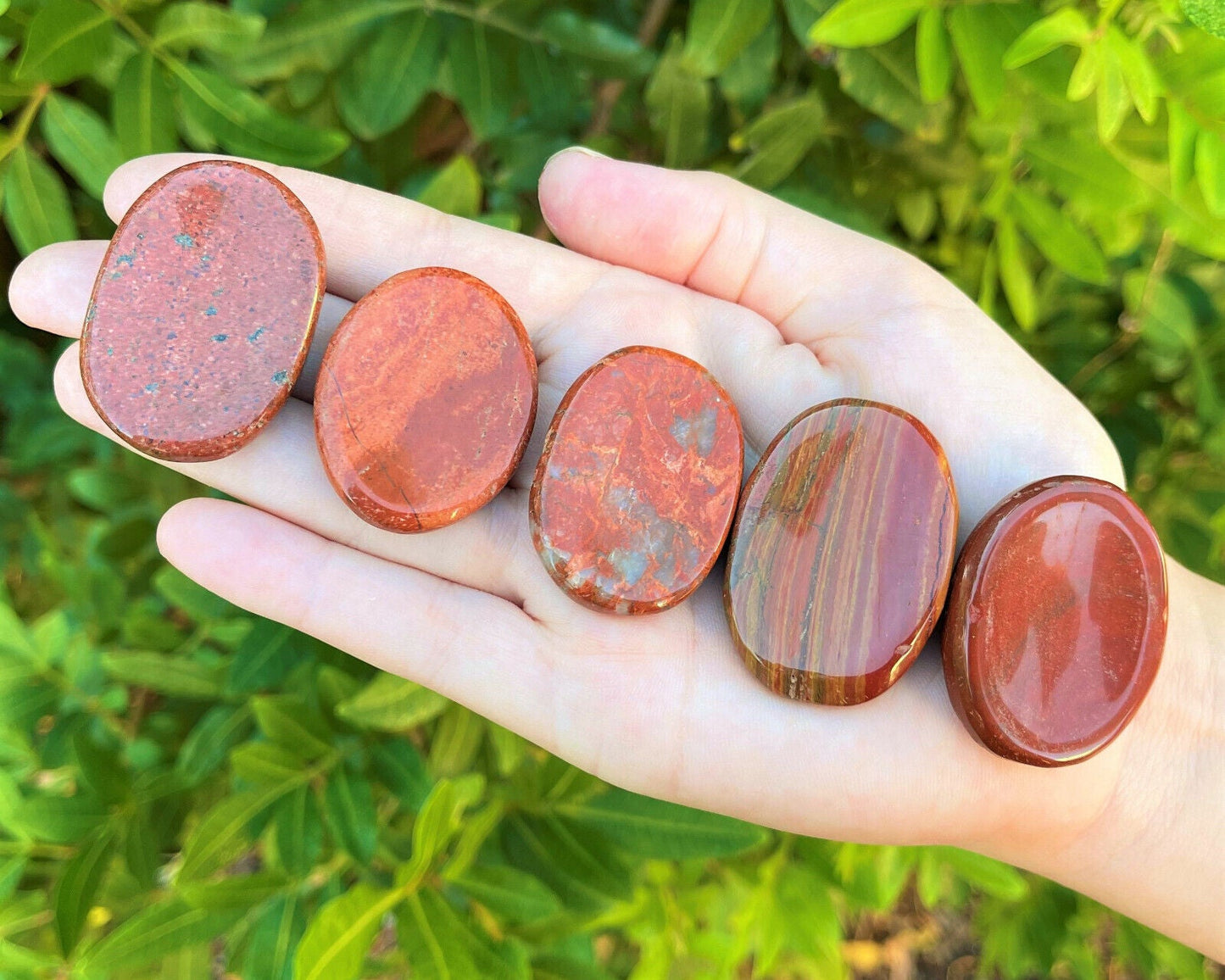 Natural Crystal Worry Stone: Choose Gemstone (Crystal Healing Pocket Stone)