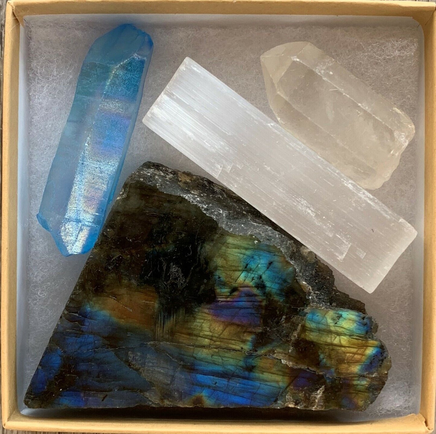 Premium Crystals & Healing Stones Set for New Beginnings, Meditation, Protection