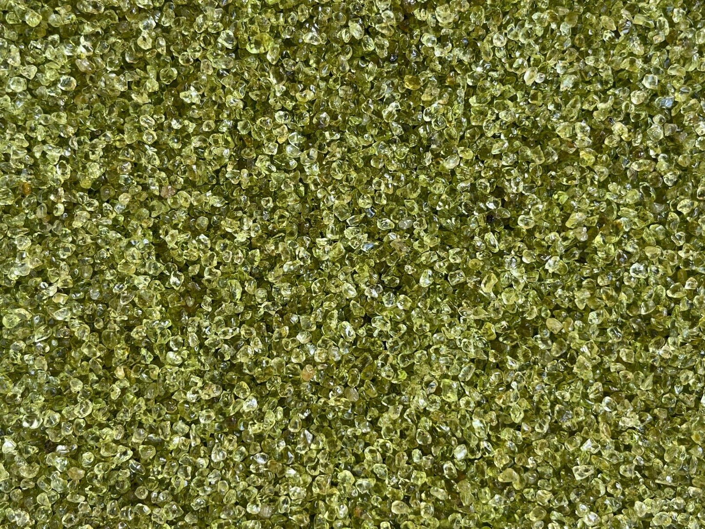 Grade A++ Peridot Semi Tumbled Gemstone Mini Chips 2 - 3 mm, Wholesale Bulk Lot