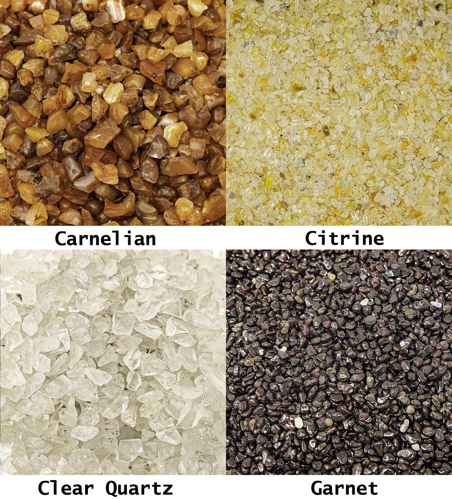 1/2 LB - 1 LB Tumbled Crystal Chips Bulk Gemstone Undrilled Beads Natural Stones