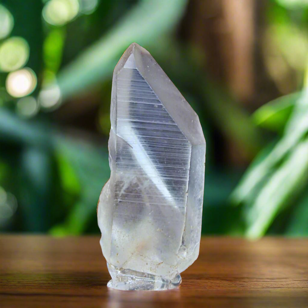 Natural Green Included Clear Quartz Crystal 5g 5x2cm Healing Mineral Stone