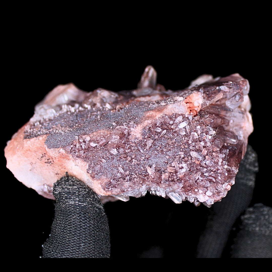 Red Phantom Quartz Crystal 328g 9x8 cm Raw Collector Mineral Cluster from India