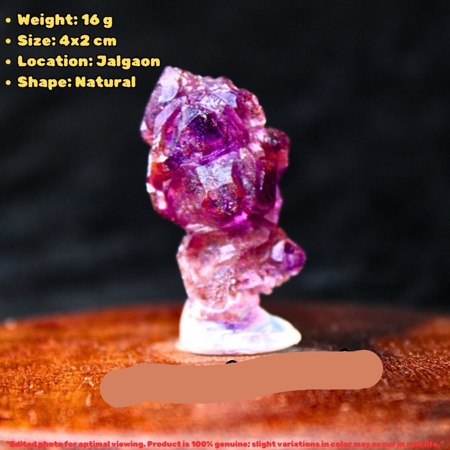 Rare Dark Purple Amethyst Crystal 16g β High-Grade Mini Collector Specimen