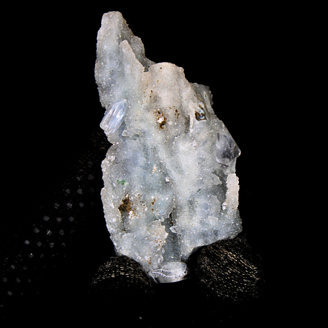 Natural Chalcedony 50g Rare Blue Crystal Mineral Specimen from India