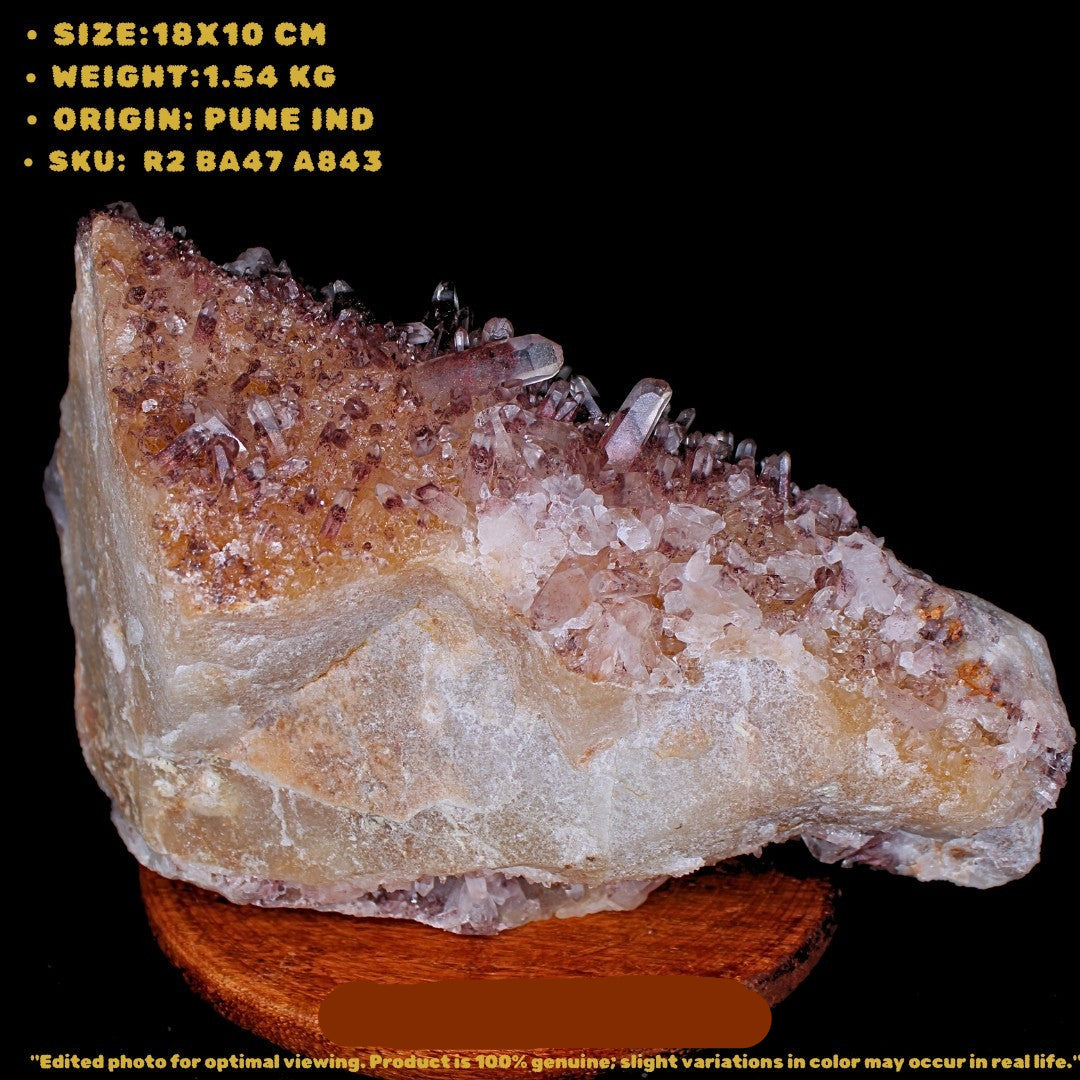 Rare Phantom Quartz Crystal 1.54kg Collector Specimen Himalayan India