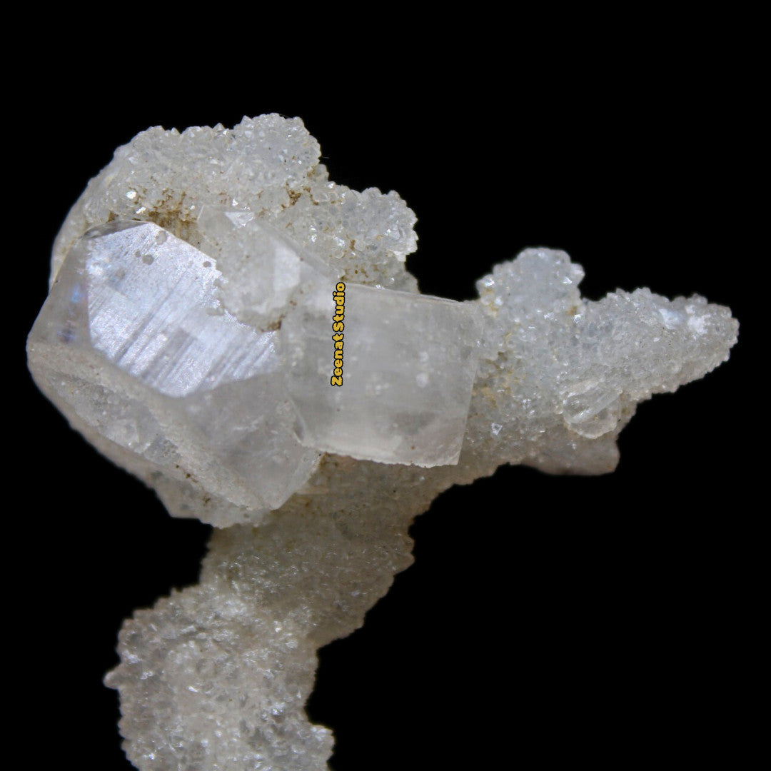 Apophyllite Shiny Crystal Cluster Tower 7cm 160g Rare Luster Mining Specimen Ind