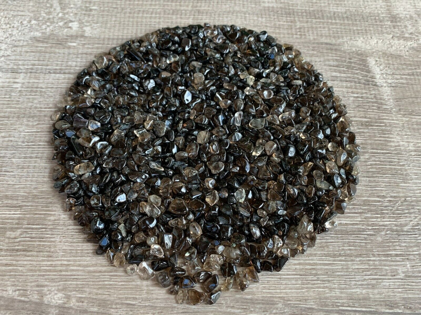 Grade A++ Smoky Quartz Semi Tumbled Gemstone Mini Chip 3- 6mm,Wholesale Bulk Lot