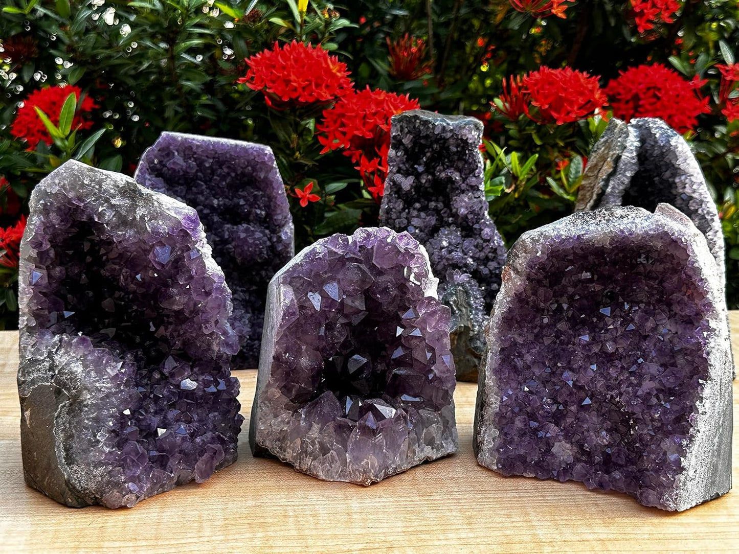Amethyst Cluster, Amethyst Geode From Uruguay Cut Base, Pick a Size