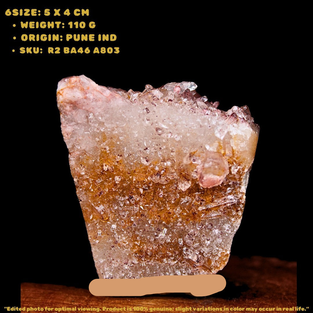 Phantom Clear Quartz 110g 5x4 cm Raw Crystal Cluster for Mineral Collectors