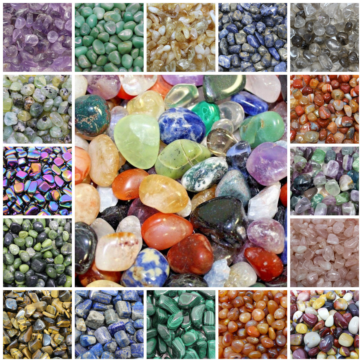 1/4 lb Tumbled Stones: U Choose Type - Wholesale Bulk 4 oz Lots