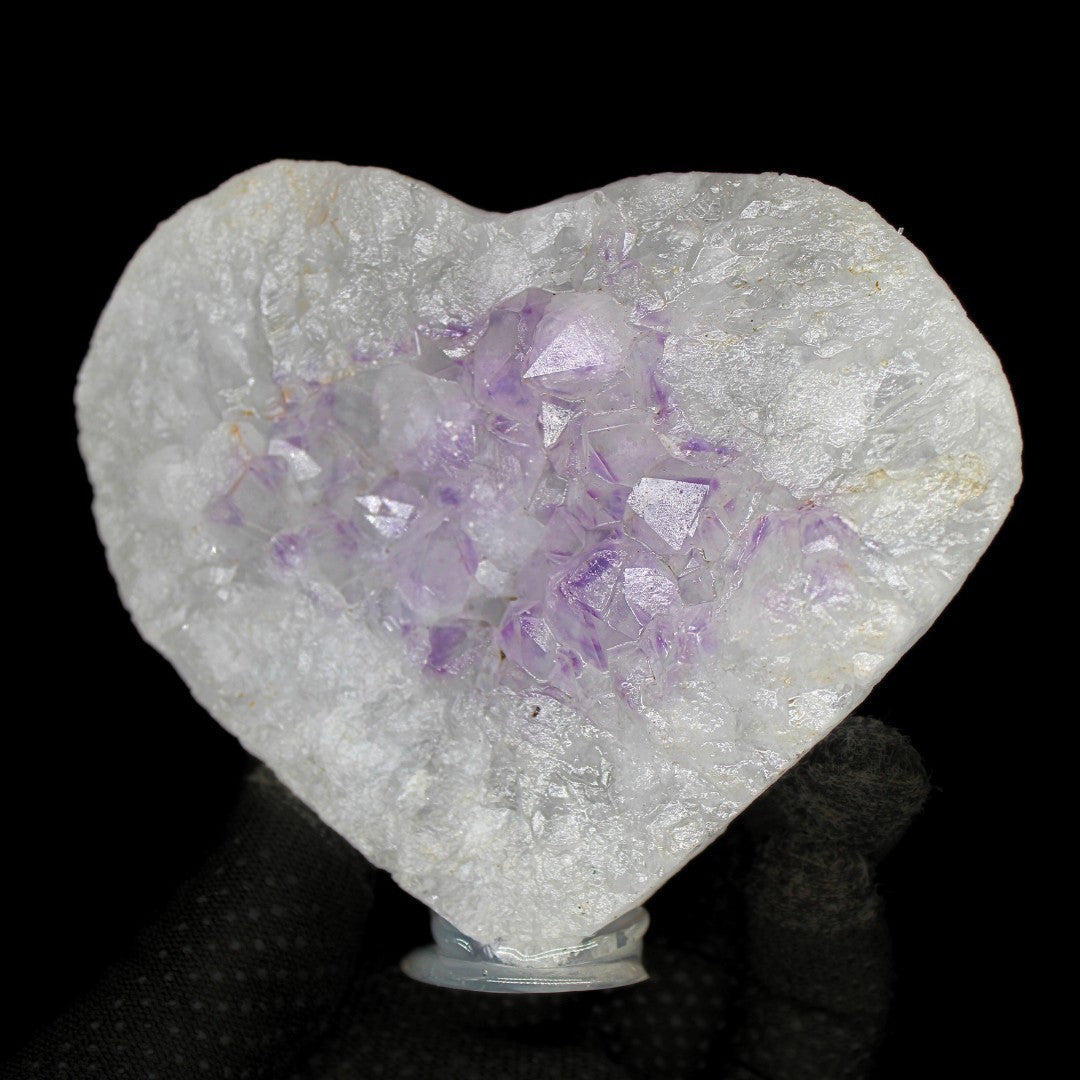 Amethyst Heart Cluster 707g Reiki Healing Crystal Crown Chakra Stone