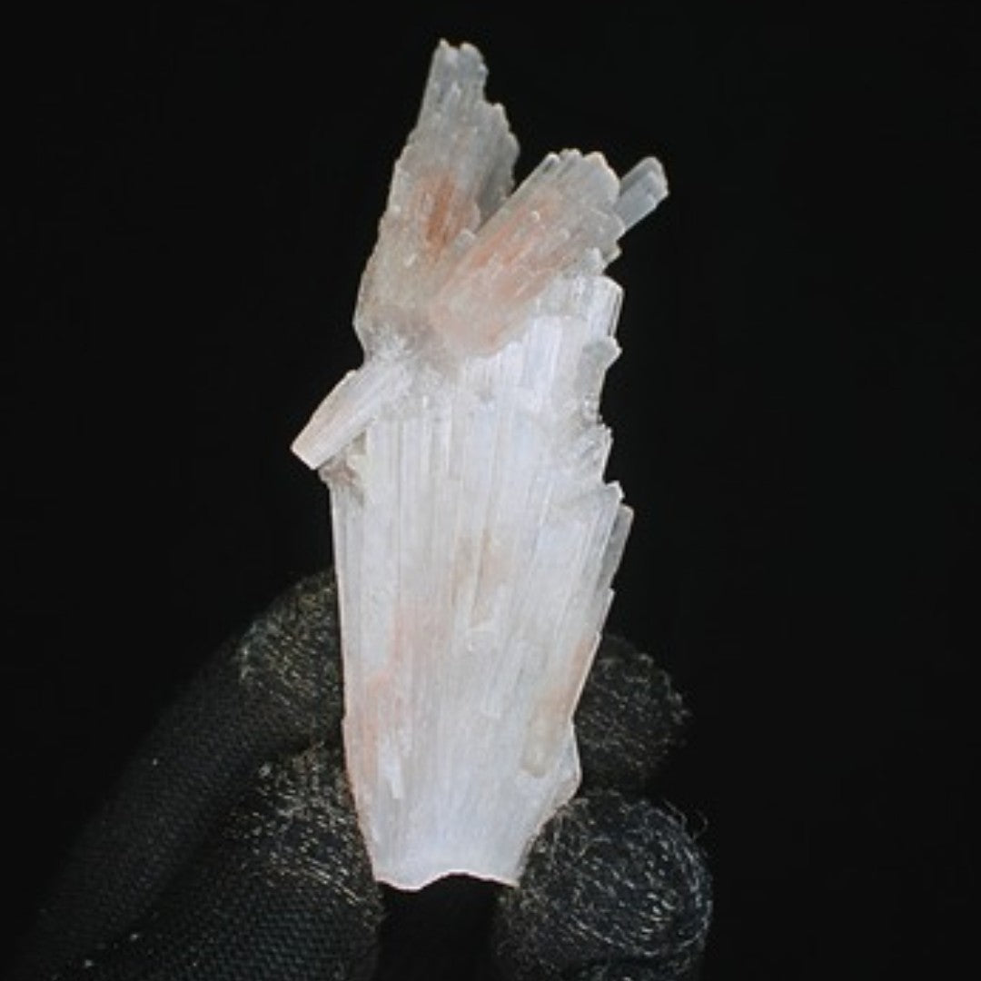 Natural Scolecite Crystal Cluster 26g White Zeolite Mineral from India