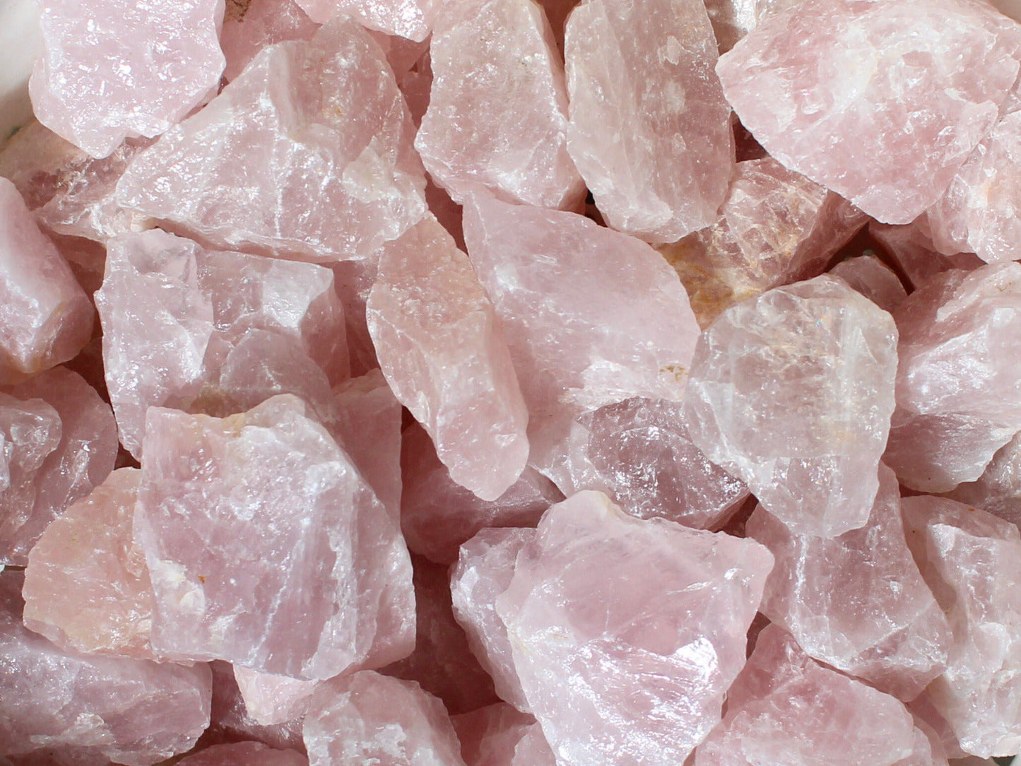 Rose Quartz - 2" - 3" Large Rough Rocks for Tumbling - Bulk Wholesale 1LB option