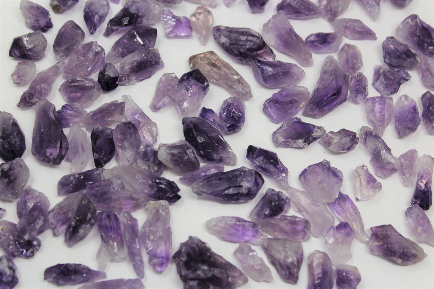 1/4 lb Bulk Lot Purple Amethyst Quartz Points & Raw Crystal Pieces โ 4 oz
