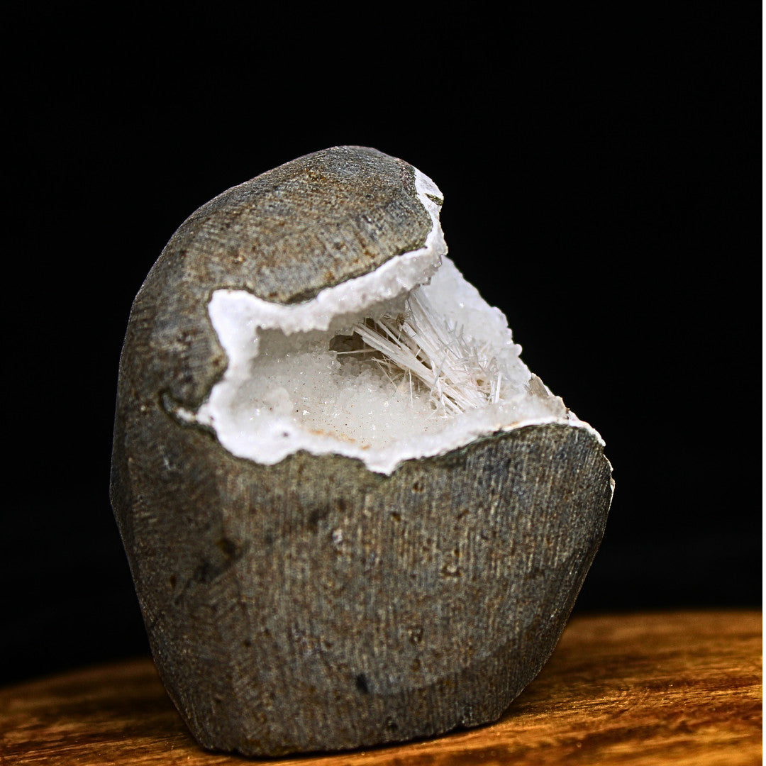 Natural Scolecite Spray Geode – 135g – Zeolite Crystal from India 🇮🇳