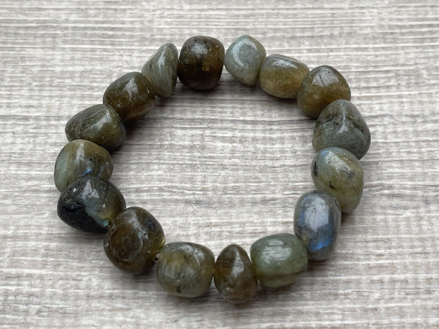 Wholesale Grade A++ Gemstone Nugget Bracelet, Choose from 18 Gemstone Types