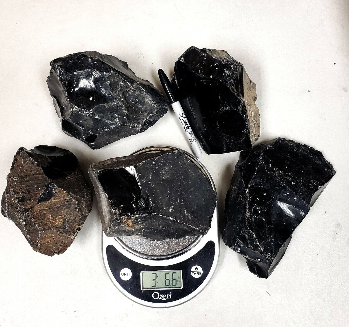 GIANT Black Obsidian Stones Large Raw Healing Crystals Natural Lapidary Rocks