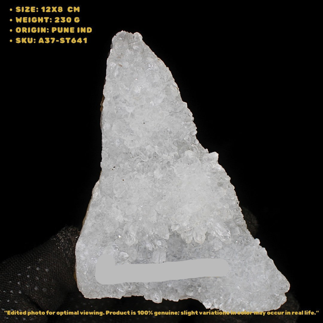 White Apophyllite with on Matrix – 230g Crystal Mineral Specimen