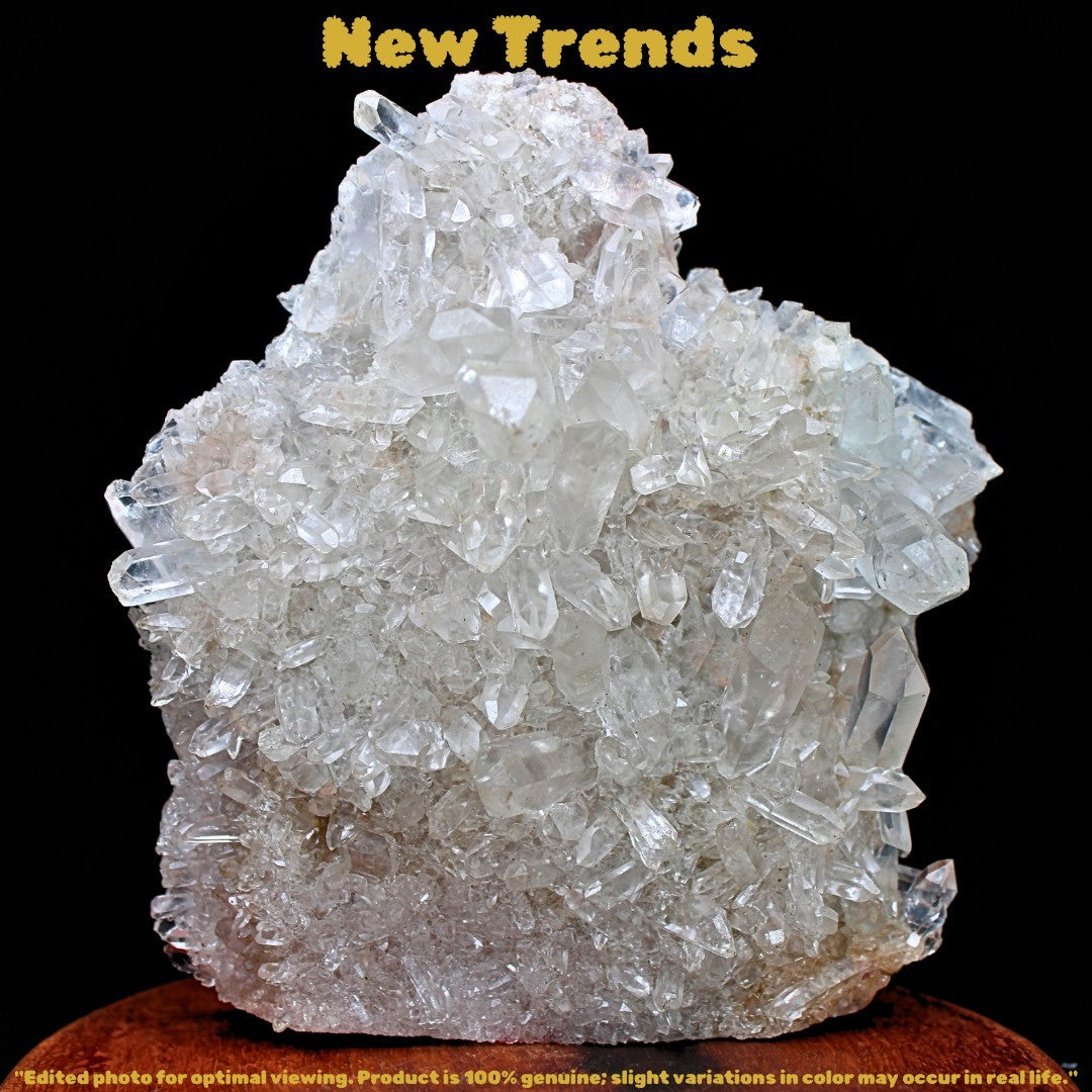 Natural Himalayan Clear Quartz Cluster 255g 11x10x3 cm Raw Healing Crystal