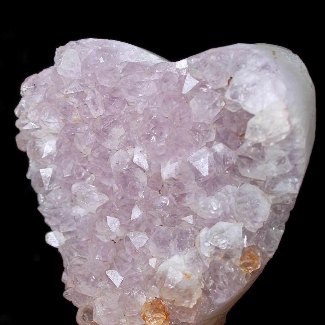 Heart Shaped Amethyst 876g Natural Crystal Cluster 12x12 cm from India