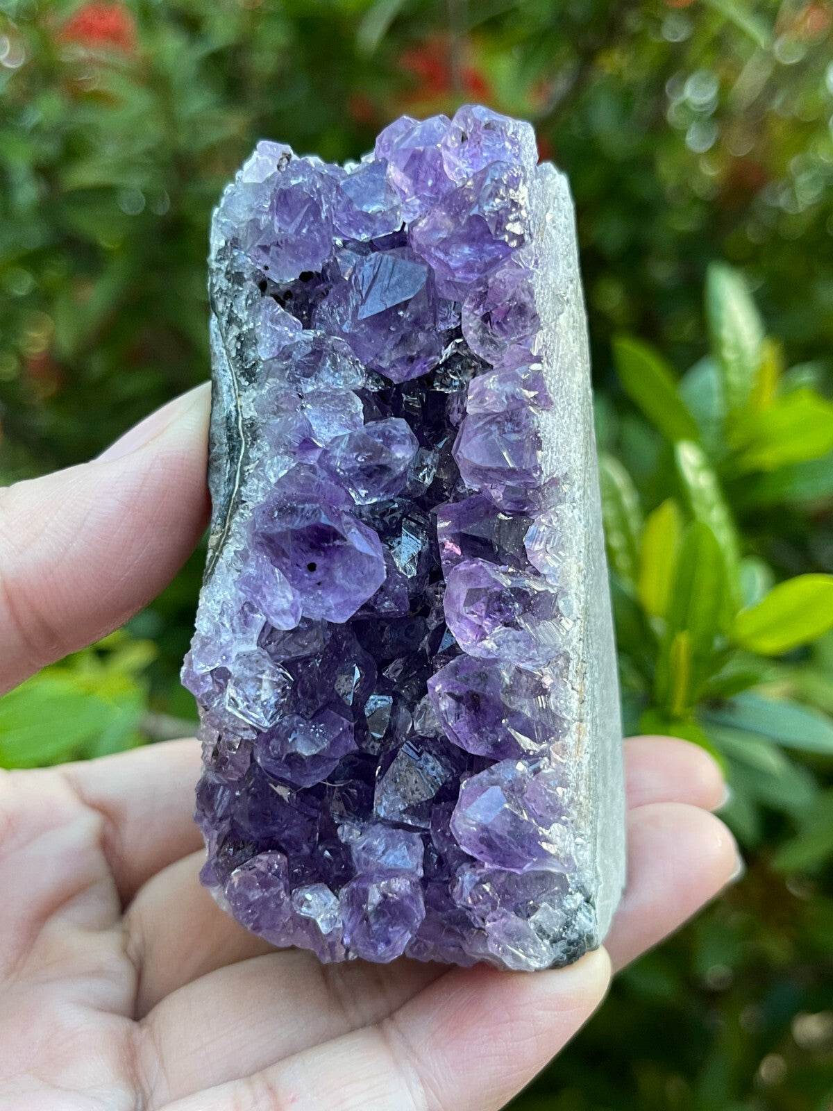 Small Uruguayan Deep Purple Amethyst Cluster, Amethyst Geode, Wholesale Bulk Lot