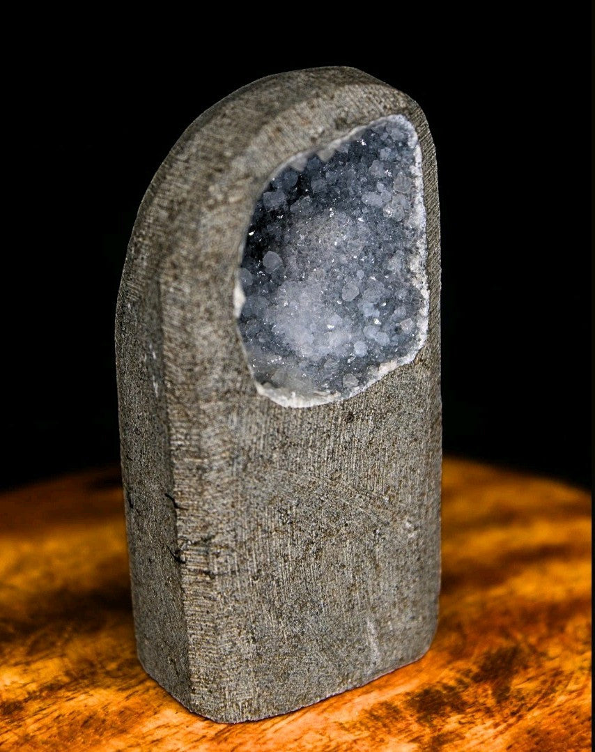 Rare Amethyst Chalcedony 150g Crystal Specimen Mineral Cluster India 7x3 cm