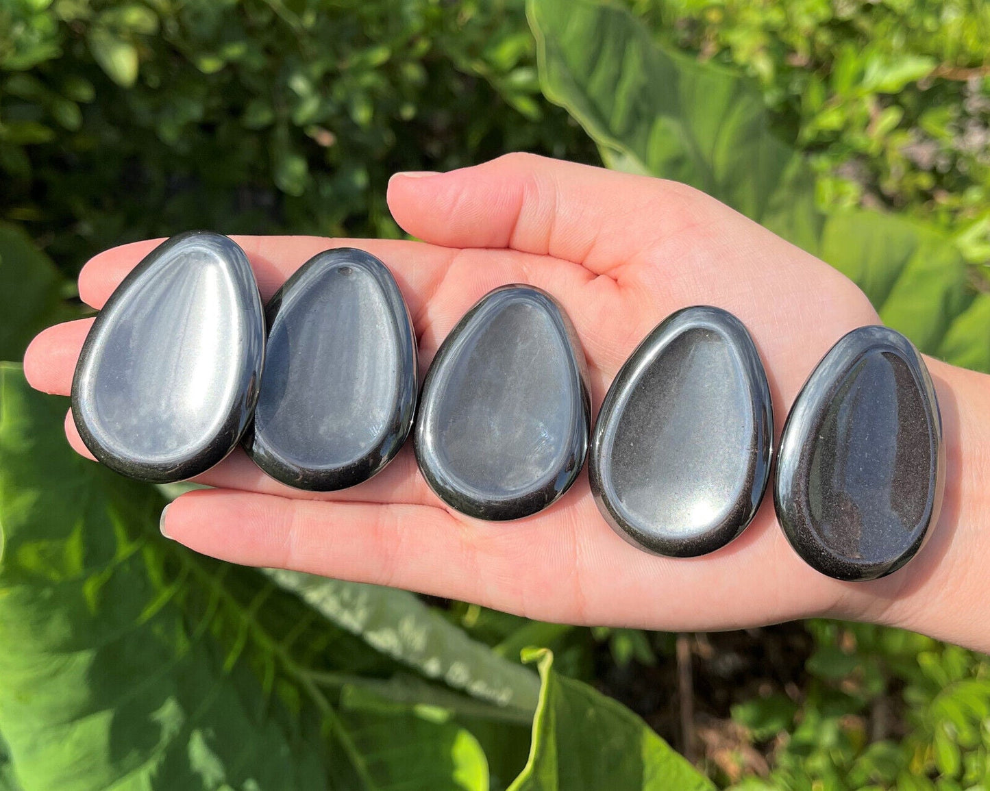 Natural Crystal Worry Stone: Choose Gemstone (Crystal Healing Pocket Stone)