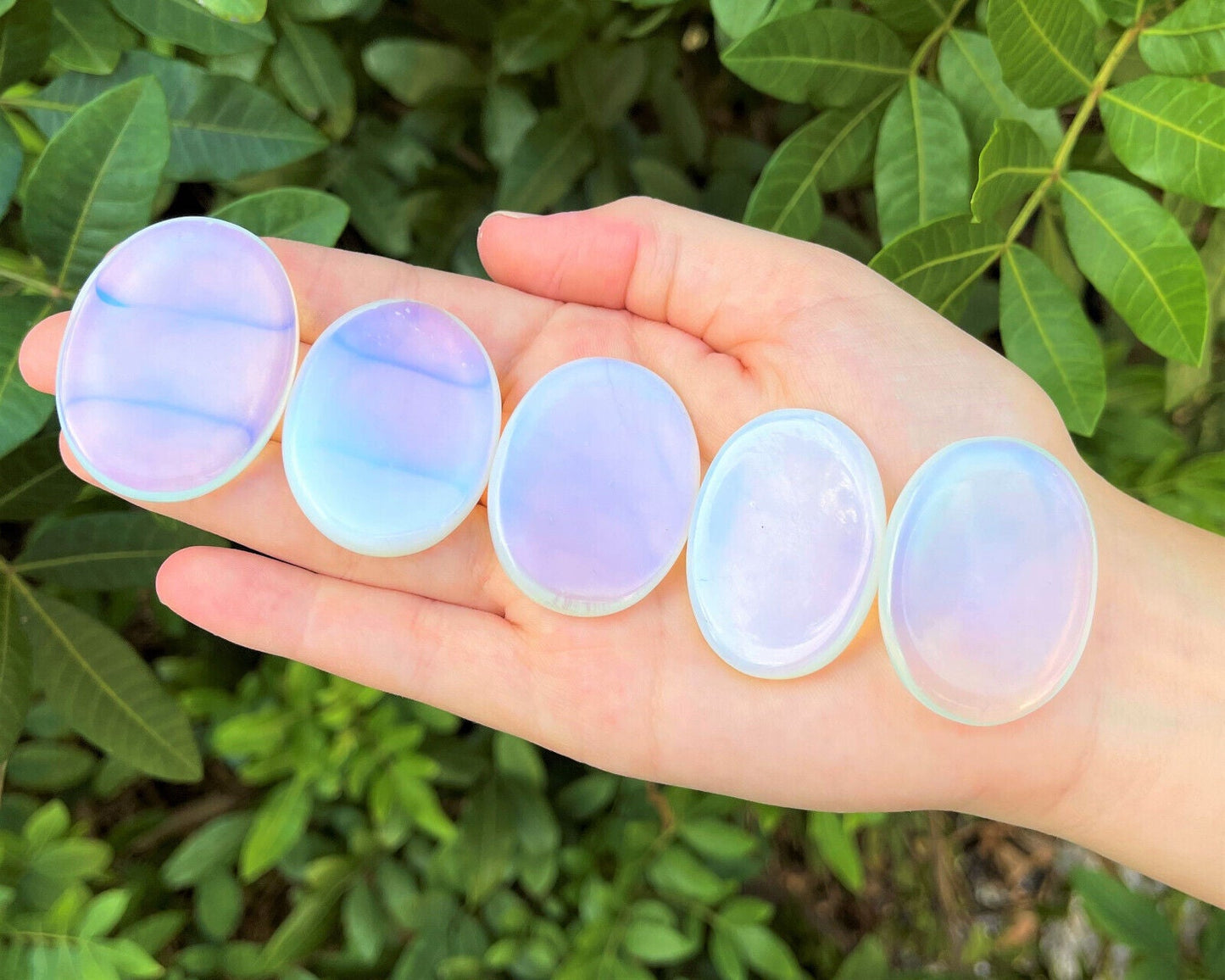 Natural Crystal Worry Stone: Choose Gemstone (Crystal Healing Pocket Stone)