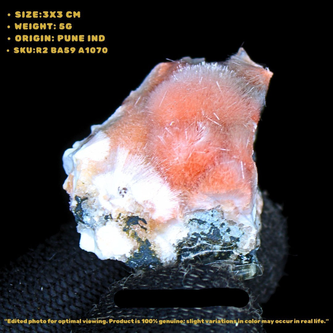 Thomsonite Crystal 5g 3x3 cm Natural Zeolite from India