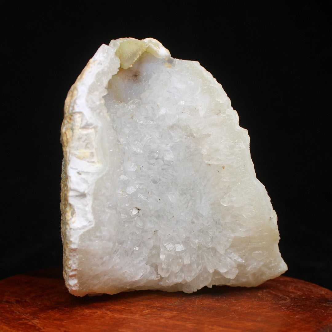 Apophyllite Healing Cluster 370g 9x8 cm Natural White Crystal from India
