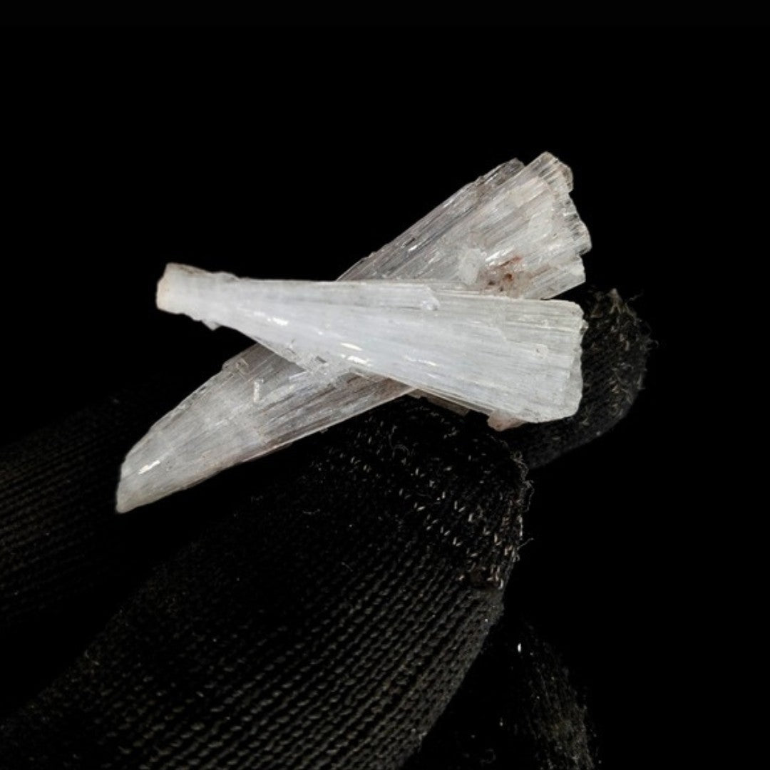 Rare 8g Scolecite Crystal Cluster Zeolite Mineral Specimen from India