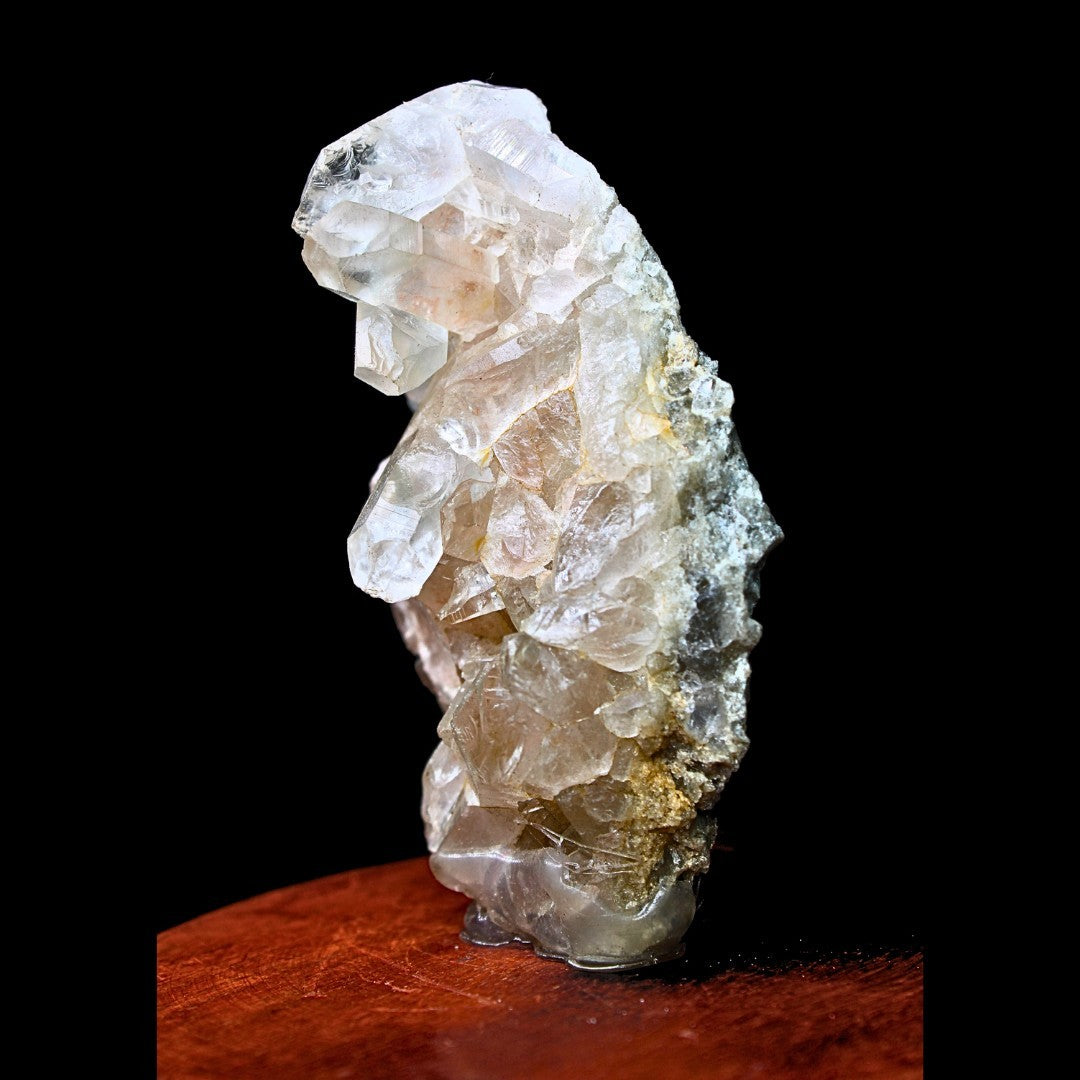 Himalayan Quartz Cluster 158g – Natural Clear Crystal 10x6 cm from India