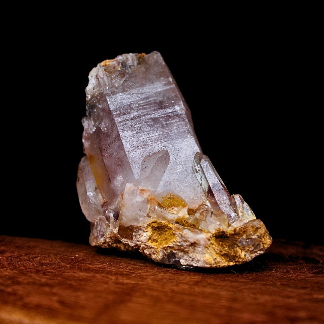 Phantom Quartz Crystal 96g 6x6 cm Raw Natural Cluster Stone from India