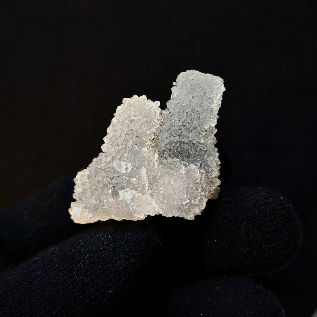 35g Geode Cluster | Rainbow Quartz Crystal Mineral, Reiki Healing