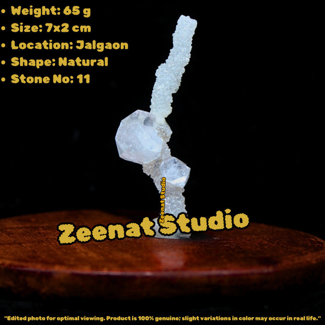 Apophyllite Perfect Cluster 7x2cm 65g Rare Tower Shape Crystal Specimen Luster